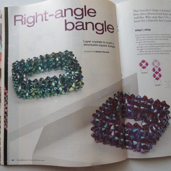 Bead and Button Magazine Creative Ideas For The Art of Beads Jewelry June 2007 - Picture 8 of 13